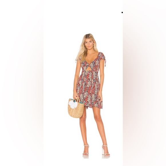 Free people miss right mini‎ dress sz large - Picture 1 of 9